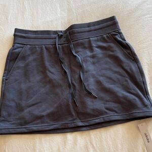 Gray/Blue Mini Skort